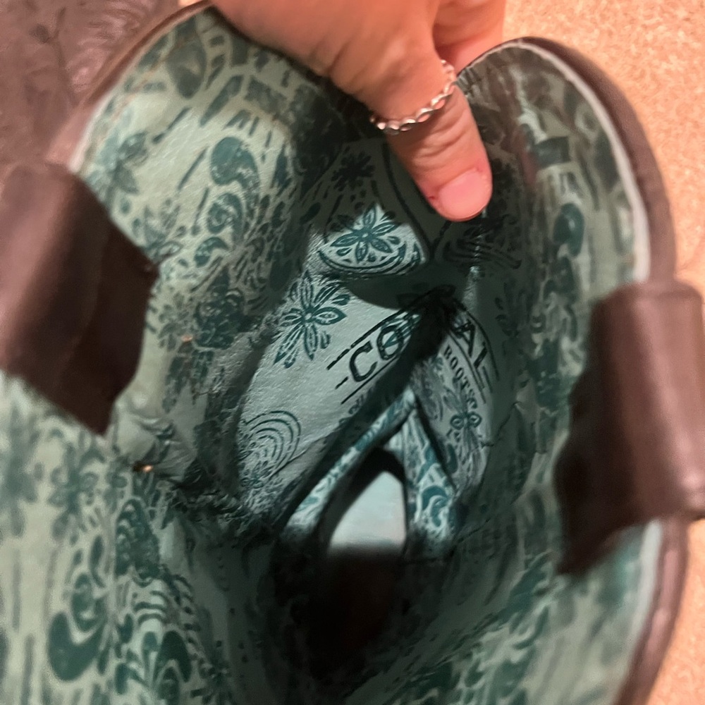 Corral Boots Size 9 Tall Black